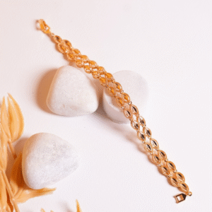 Classic Gold Mesh-Link Bracelet