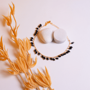 Elegant Black Stone Bracelet