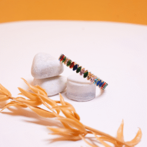Multicolor Marquise Stone Bangle